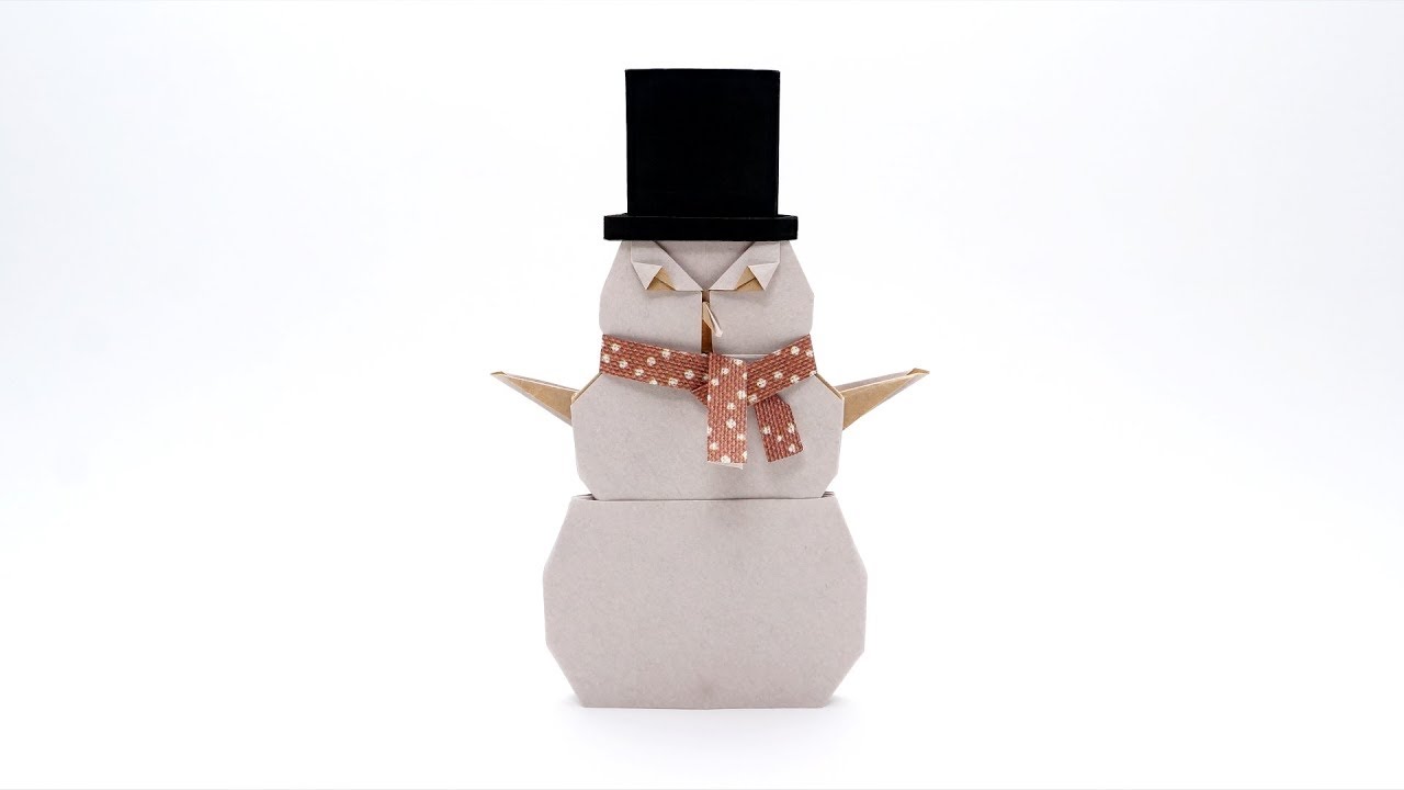 ORIGAMI SNOWMAN v2 ⛄(Jo Nakashima)
