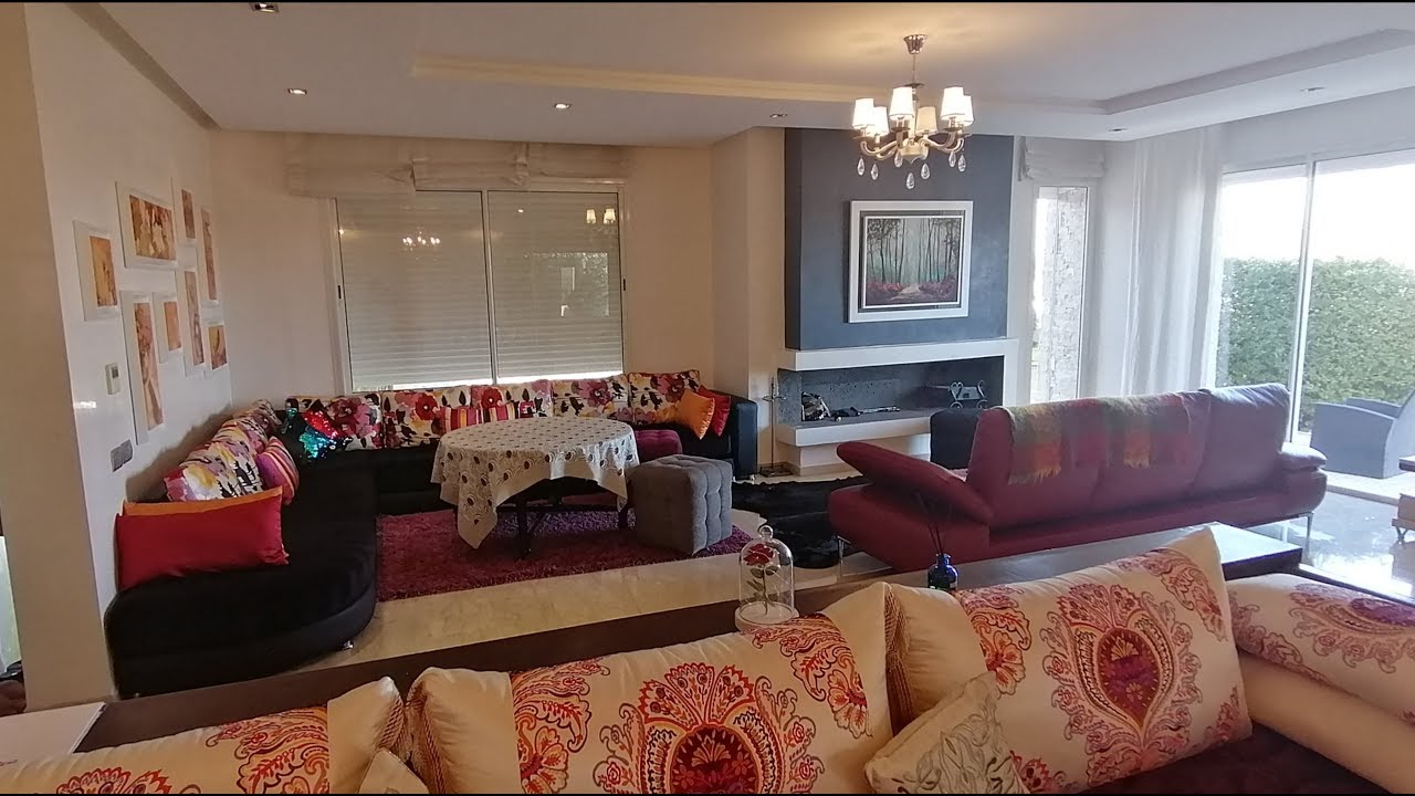 تبارك الله على فيلا عصرية  منها سكنى ومنها استجمام وراحة البال villa maroc a vendre