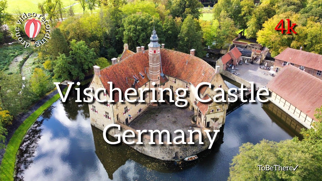 Vischering Castle. Historical places of Germany. Architectural monuments of Germany