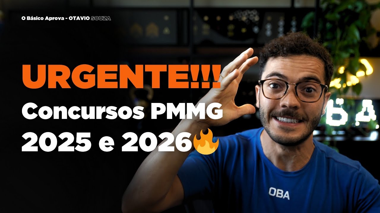 😱 Confirmado: Editais PMMG 2025/2026 - 100 mil cópias | Método OBA | PMMG