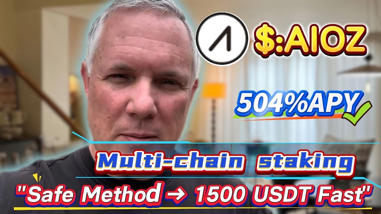 No-Risk AIOZ Staking: Achieve 503.78% Annual Yield Easily! The Simplest Mining Guide