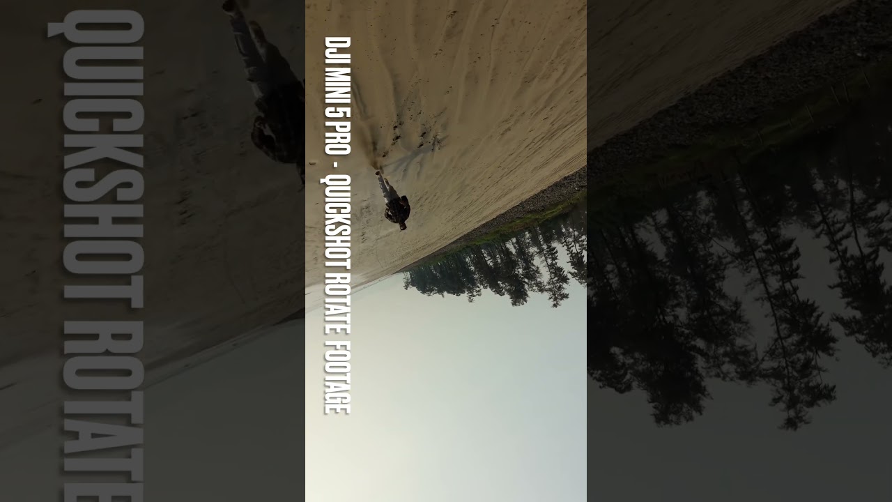 I Shot This on DJI Mini 5 Pro | QuickShot Rotate Mode 🔄🚁 