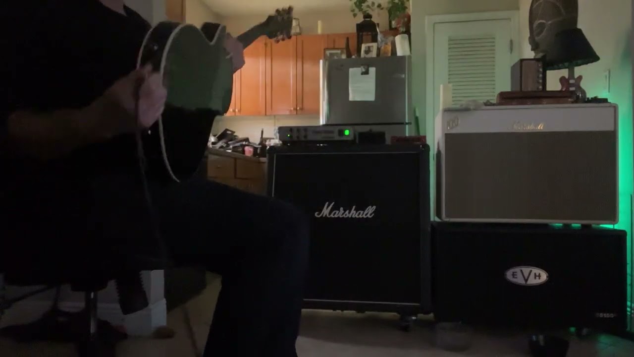 Fractal FM9 and a Fryette Power Station Mesa IIC++ model into a Marshall 4x12