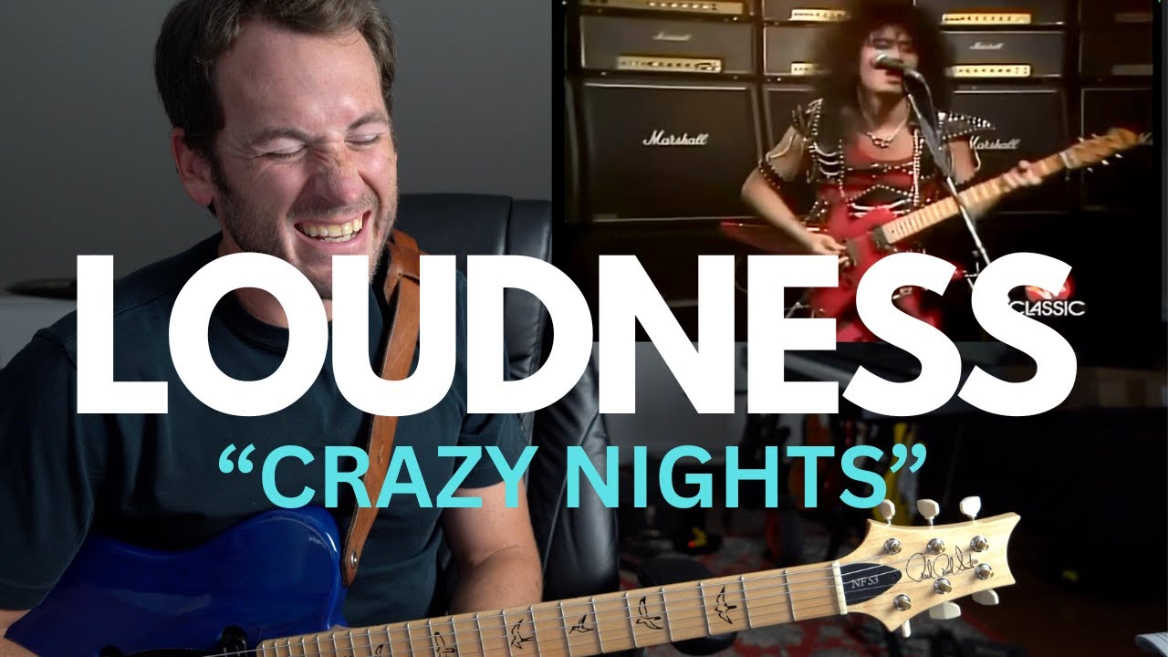 Учитель игры на гитаре РЕАКЦИЯ: Loudness - Crazy Nights | Взрыв японского глэм-метала 80-х