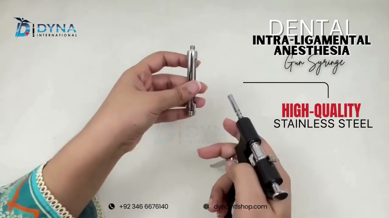 Dental intra-ligamental anesthesia gun syringe