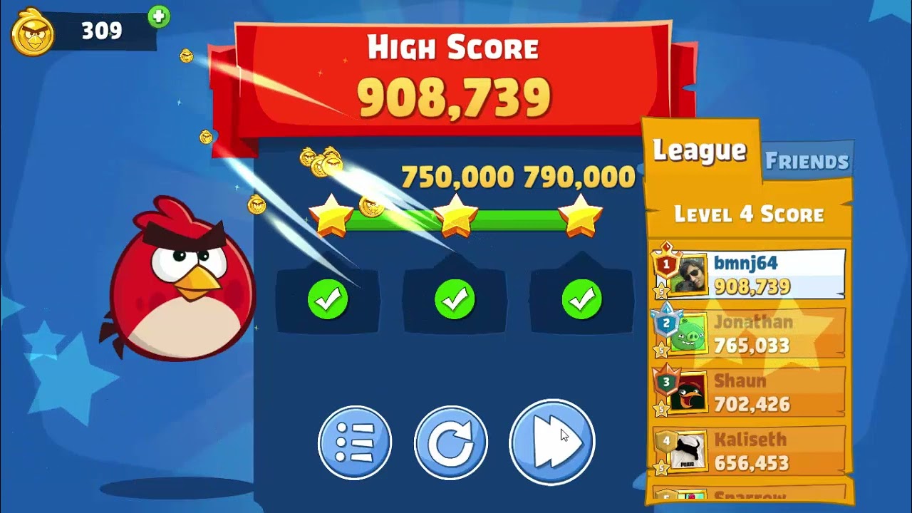 Angry Birds Friends happy new year Tournament