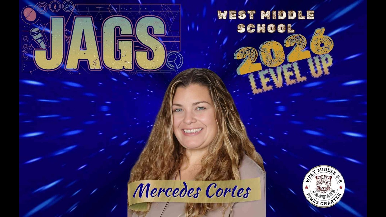 Mercedes Cortes West Middle Teacher of the Year 25-26