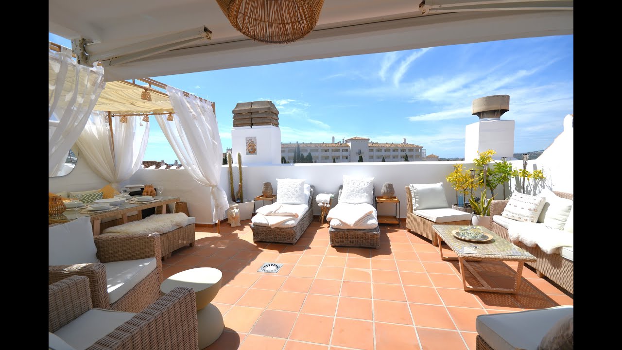 Duplex penthouse apartment for sale in Pueblo Mijitas Mijas Golf