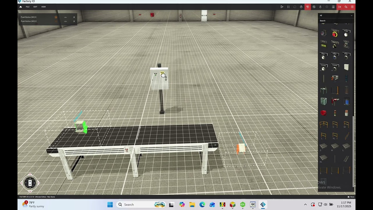Simulación  2 (KepServer - Factory I/O - IspSoft) Parte 1
