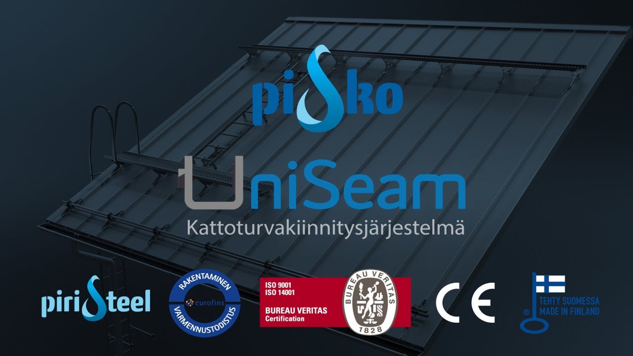Pisko UniSeam Kattoturvakiinnitysjärjestelmä