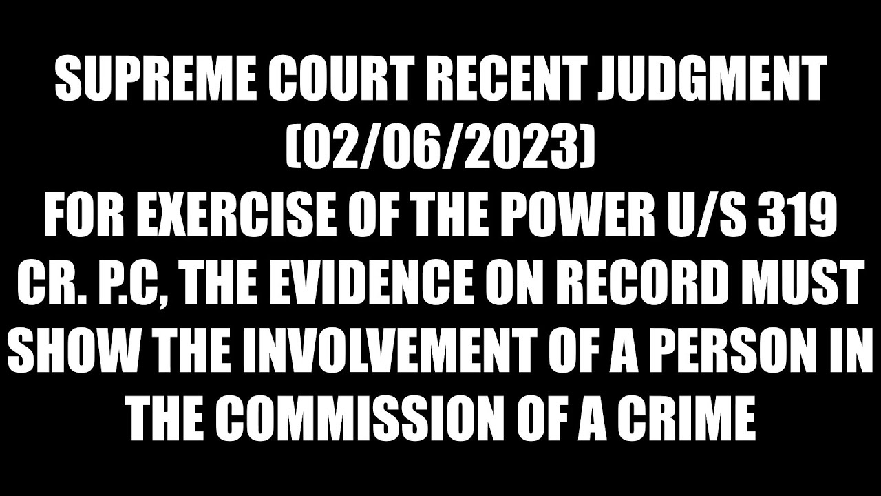 Trial Court has the power u/s 319 CrPC to summon the accused who was not named in FIR/Chargesheet