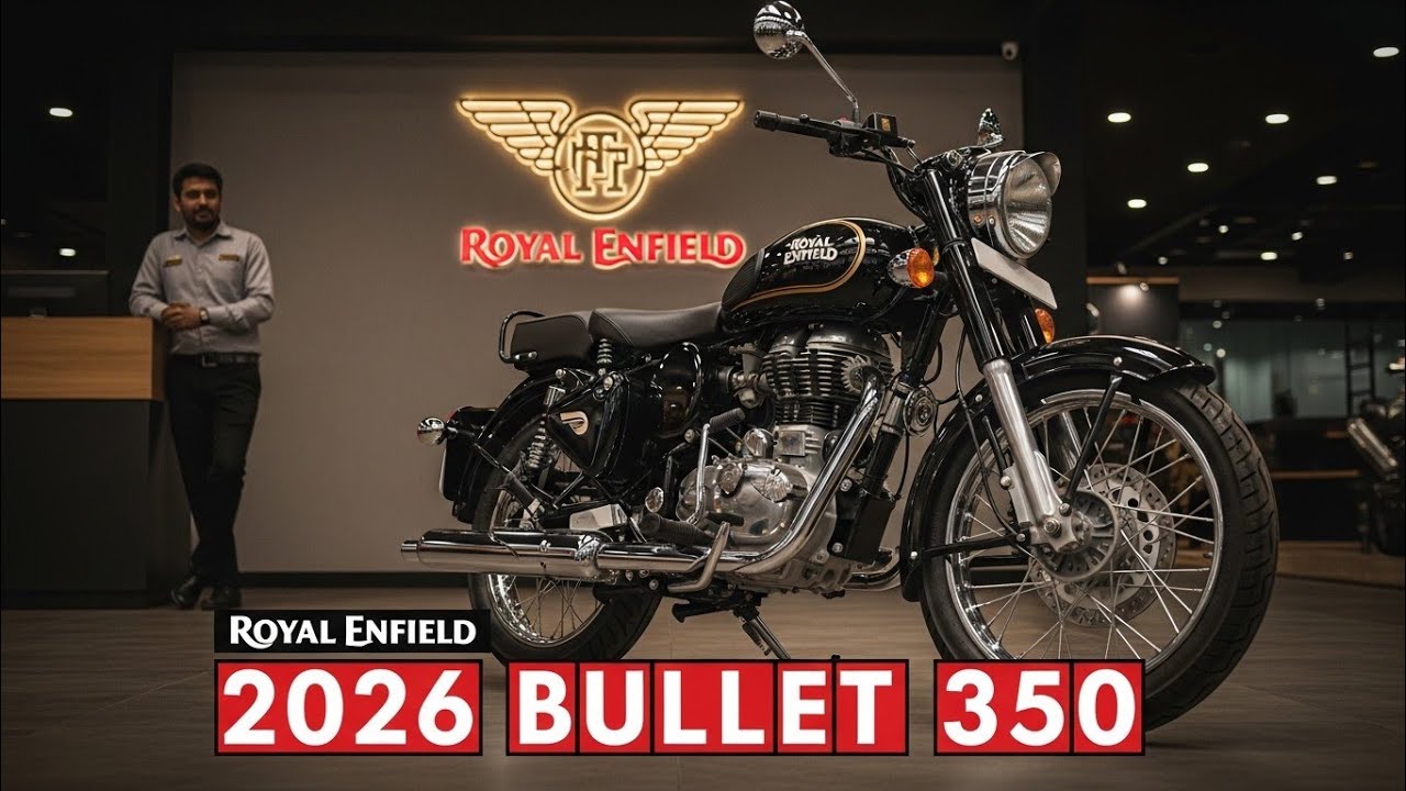2026 Royal Enfield Bullet 350 Is HERE!  New Engine, Killer Look