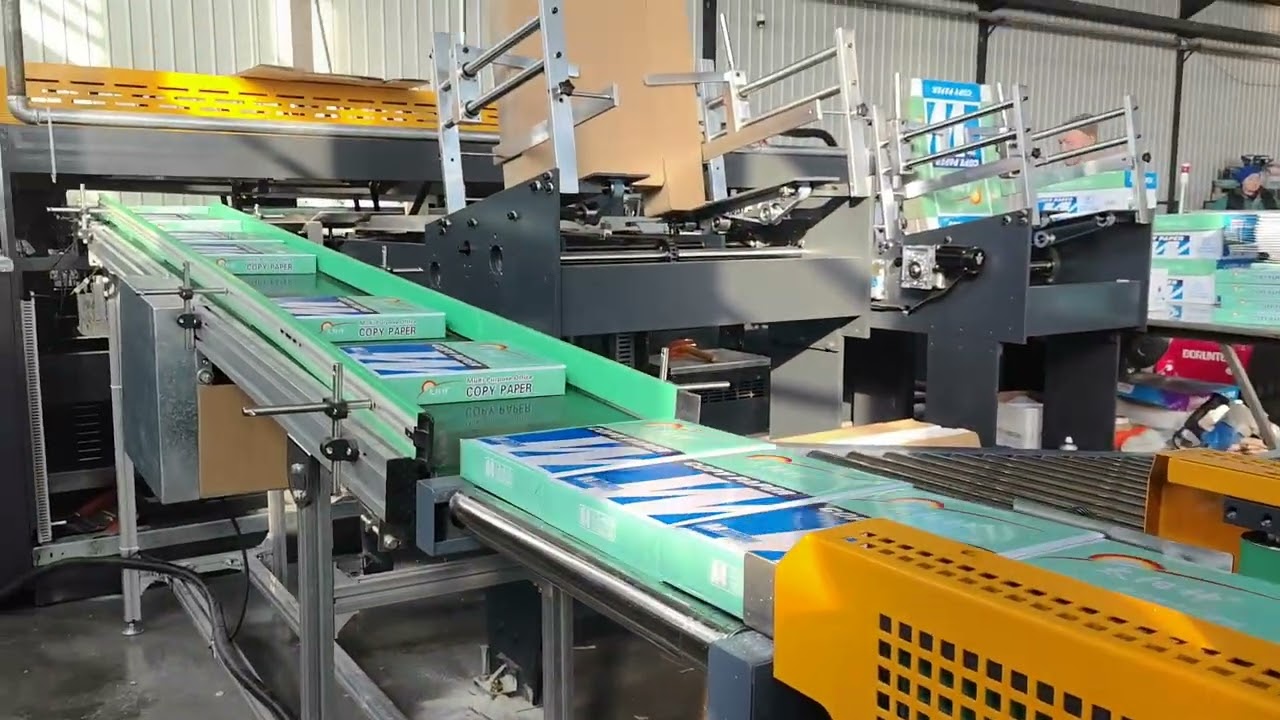 CHM Machinery--CHM-A4-5 5 Rolls Model A4 Paper Cutting and Packaging Production Line.