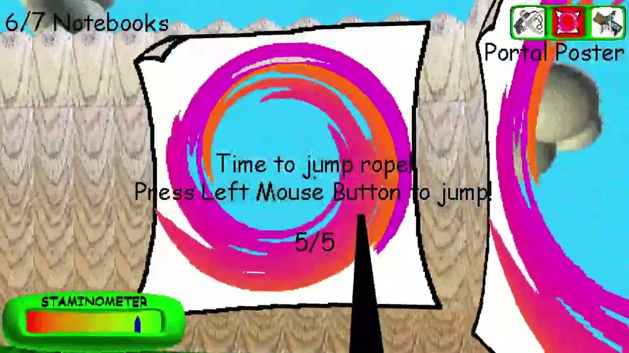 The PORTAL POSTER Challenge | Baldi's Basics Classic Remastered