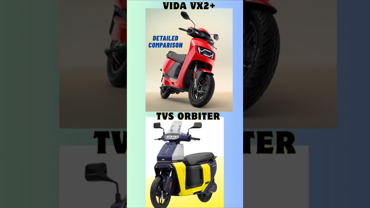 TVS ORBITER vs Hero Vida VX2 + Detailed Comparison #automobile #ytshorts #tvs #hero Moto edge 60 Pro