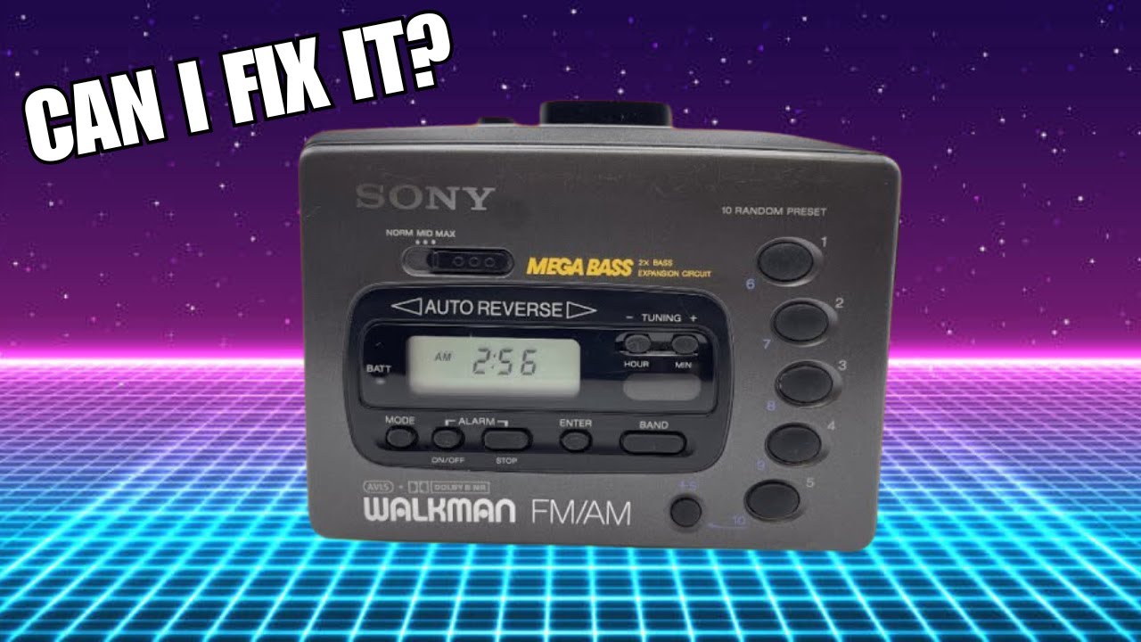 Полный ремонт Sony Walkman WM-FX45 80-х годов: пошаговое руководство!