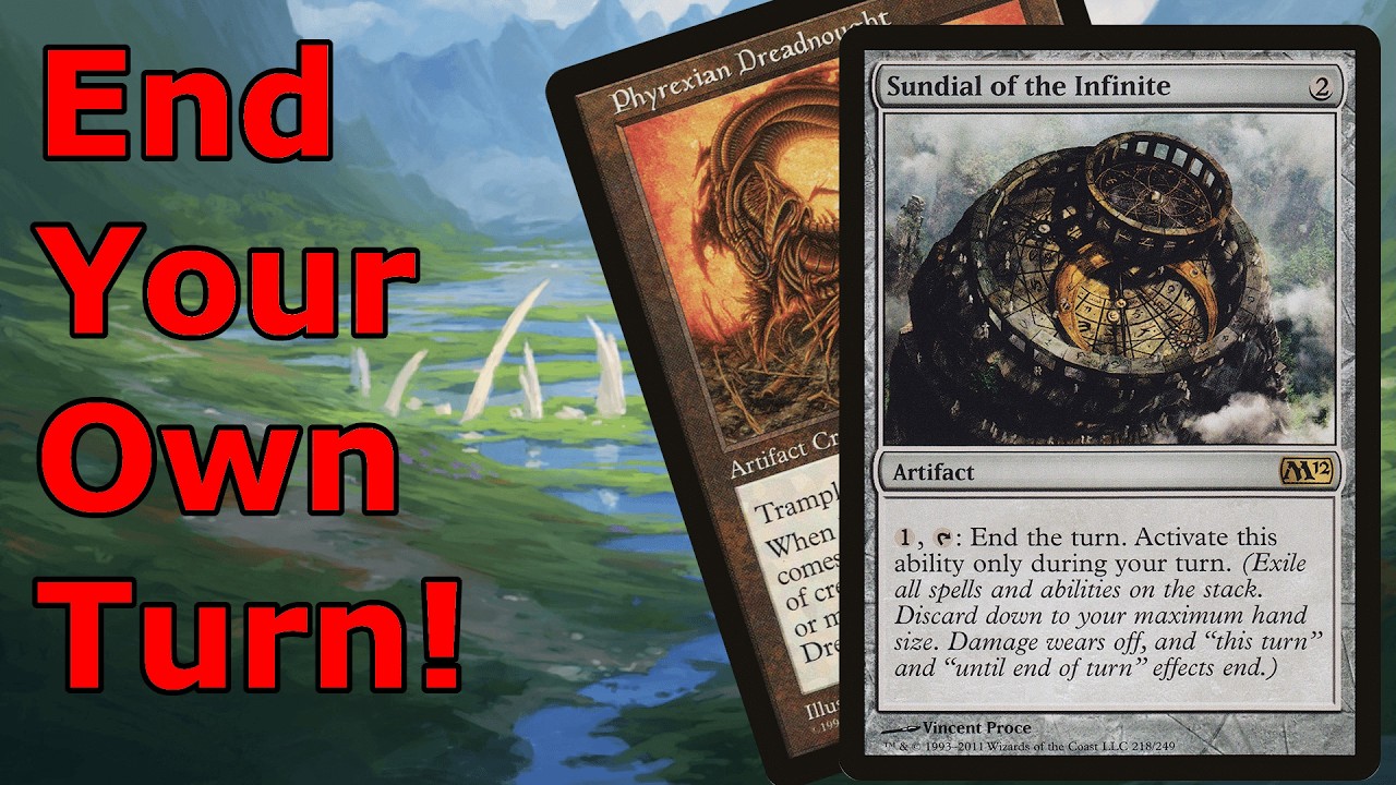 RENAME IT FUNDIAL!  Sundial of the Infinite Phyrexian Dreadnought Legacy MTG
