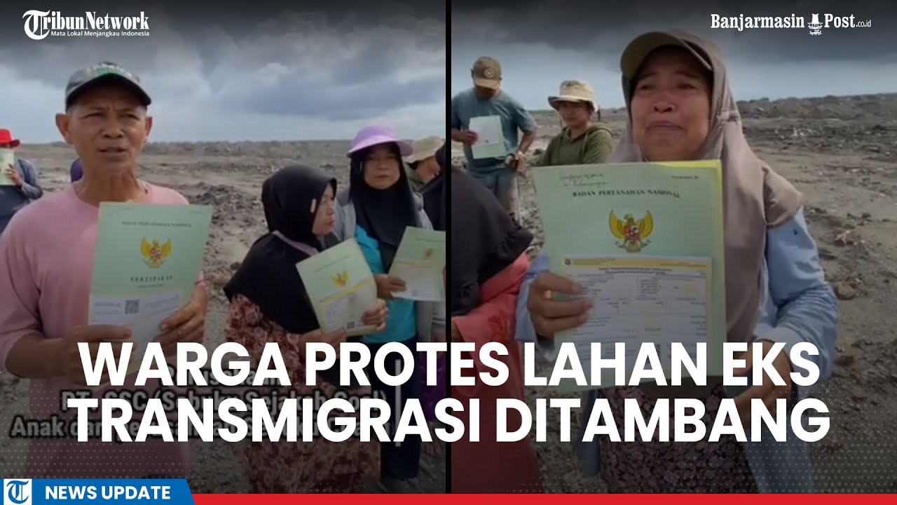 Lahan Eks Transmigrasi Ditambang Perusahaan, Warga Desa Bakambit Kotabaru Minta Keadilan