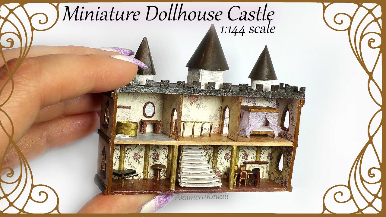 Dollhouse for Dolls; 1:144 scale Castle Tutorial