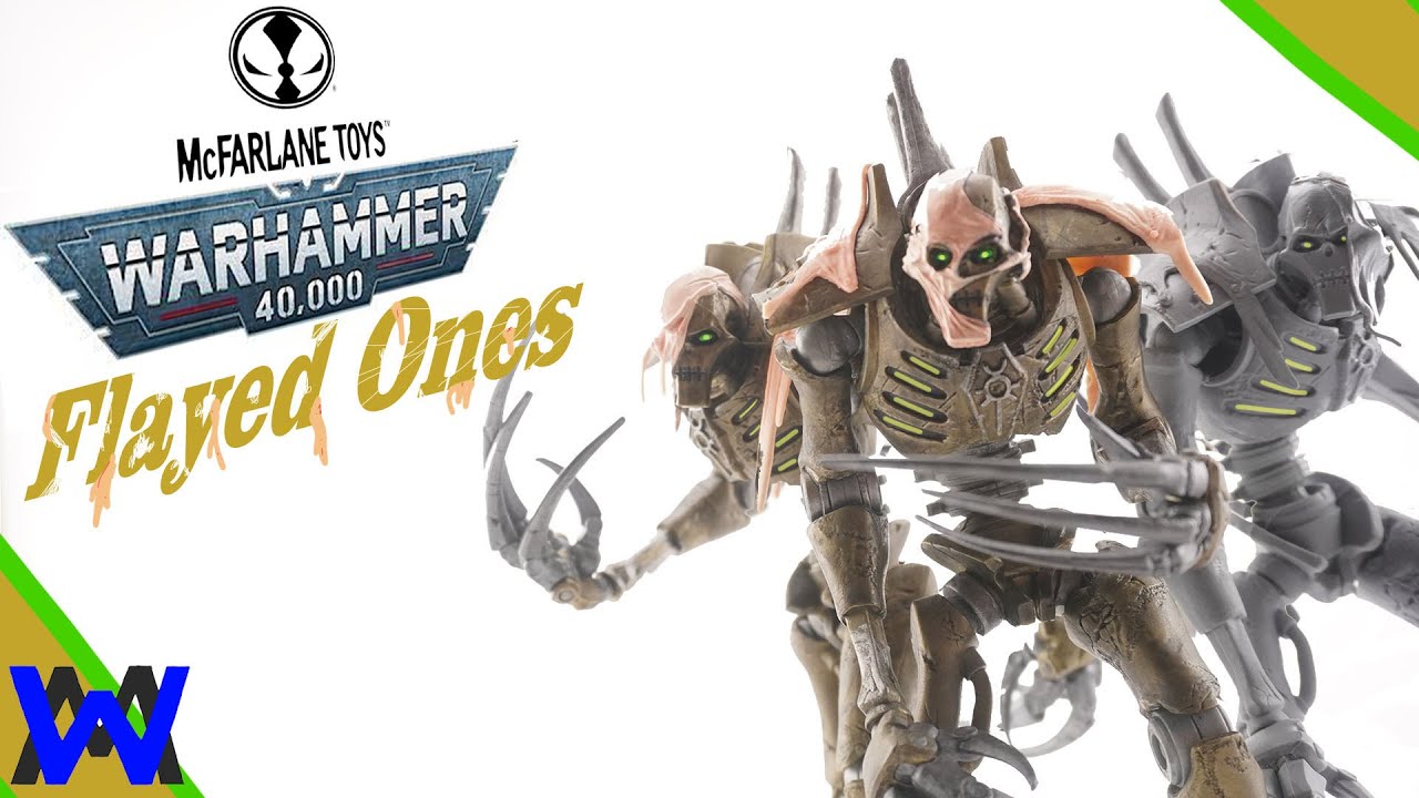 ROBOTS WITH A HUNGER FOR FLESH!| Mcfarlane Warhammer 40k Necron Flayed Ones Review