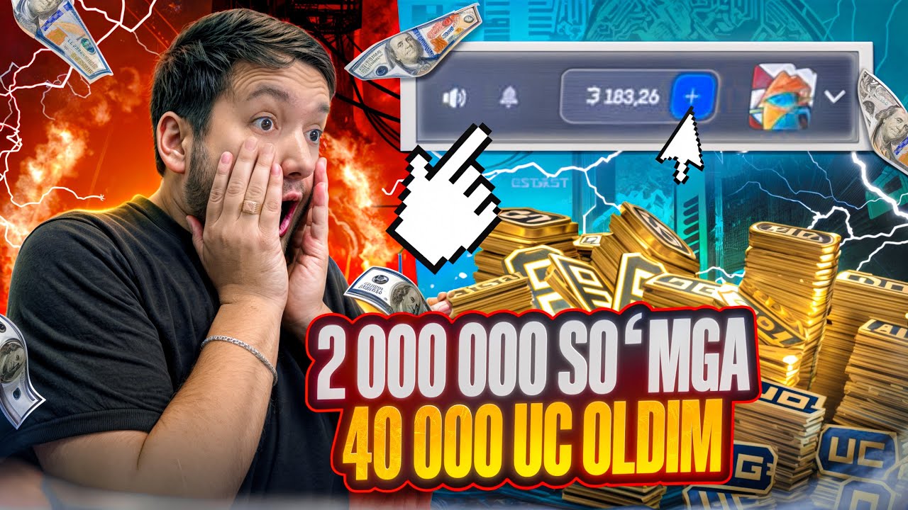 2 mly so'mga qanday qilib 43 000 uc oldim..? | videoni ko'rilar daxshat 😱