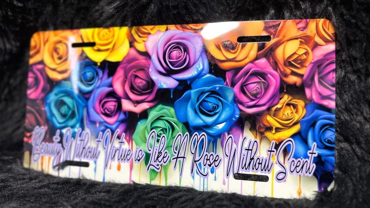 Sublimation LICENCE plate