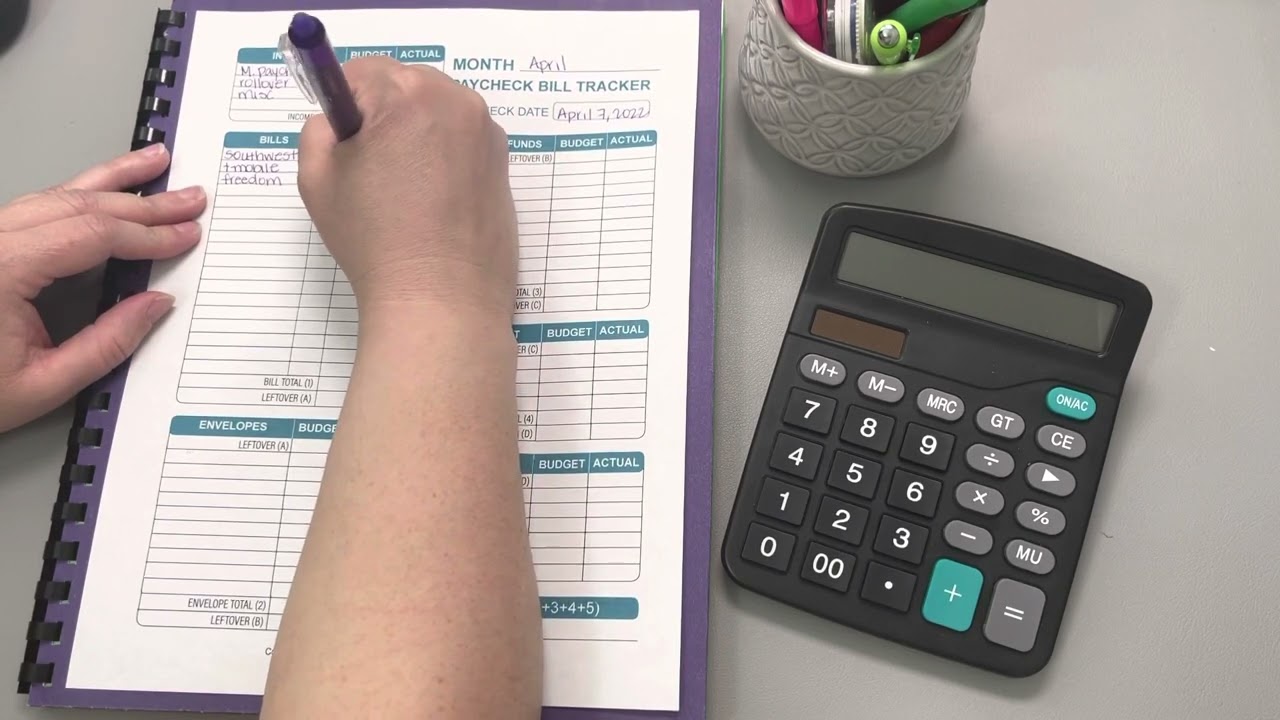 April 2022: Week 2 Budget Breakdown