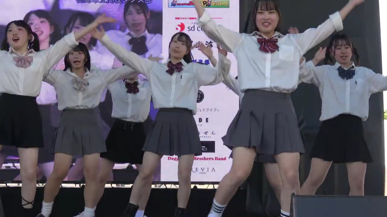 女子高生ダンス部 圧巻でかわいいダンス　⑪　[4K]