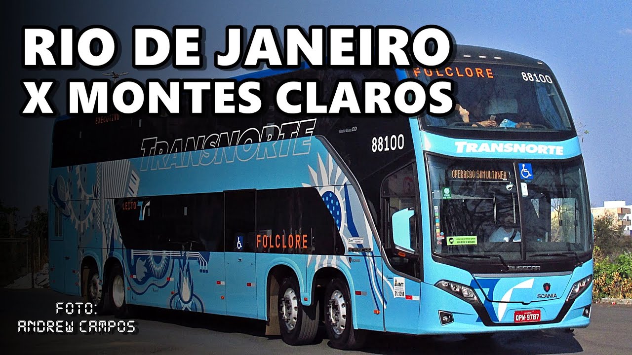 Rio de Janeiro X Montes Claros com a TRANSNORTE, Viajando no DD Busscar