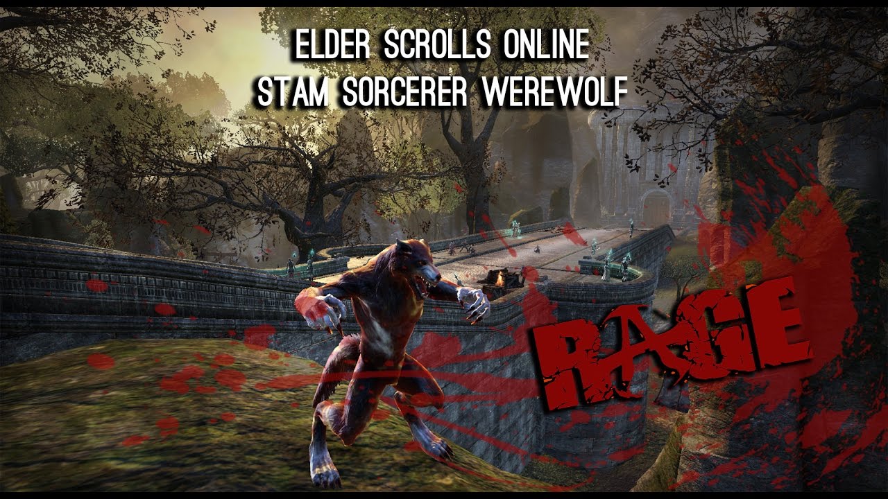 Stamina Sorcerer Werewolf Build Rage - PvP Homestead