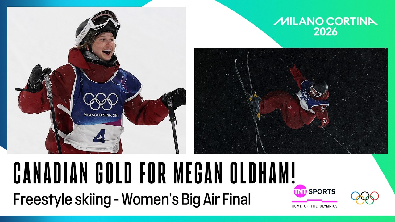 Megan Oldham claims GOLD for Canada in the women's big air final! 🇨🇦 | Winter Olympics 2026