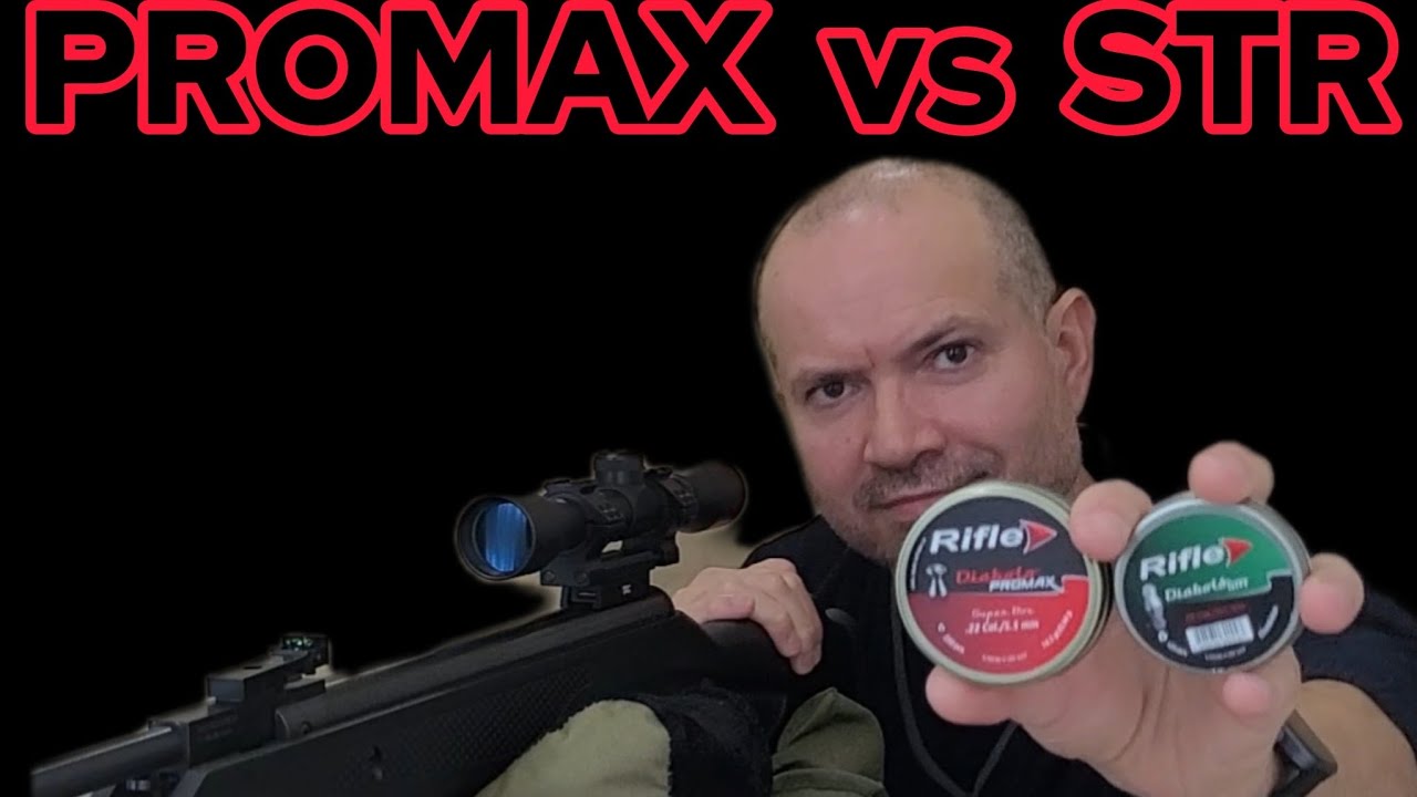 RIFLE PROMAX vs RIFLE STR - Papel 10 metros - SAG R1000