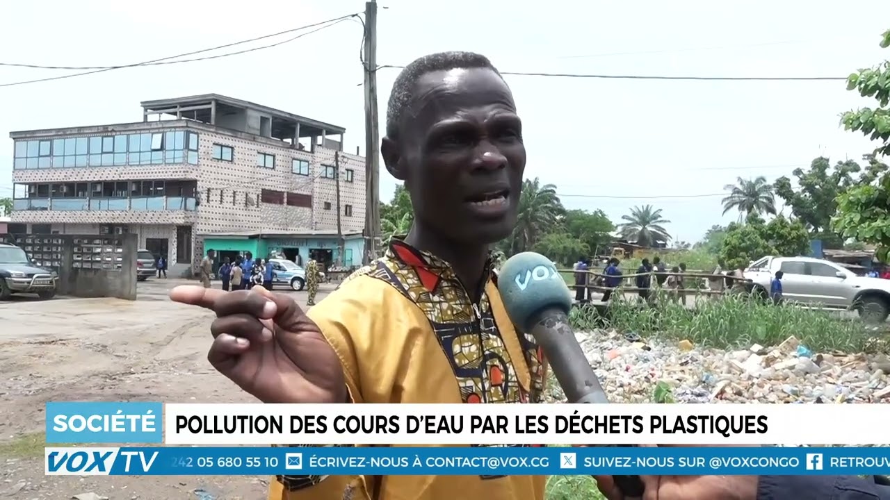 Pollution des cours d'eau par les déchets plastiques