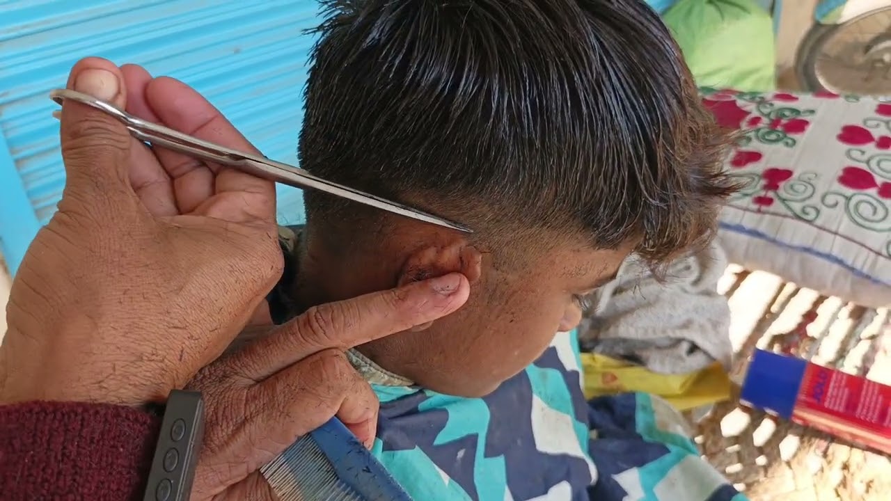 Desi Mowal Style Kids Haircut | Village Style Cute Boy Hair Transformation ✂️😍 