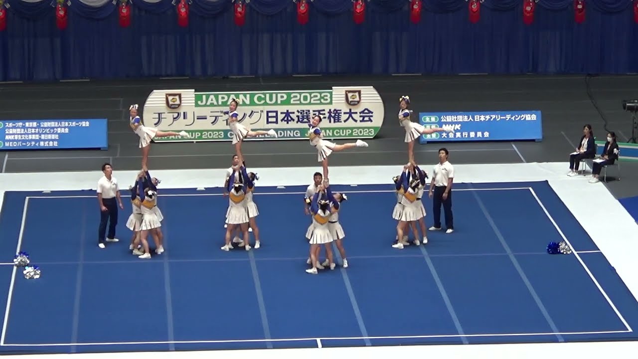 目白研心高等学校 POLARIS ３位 自由演技競技DIVISION１ 高等学校部門 決勝 JAPAN CUP 2023.8.20