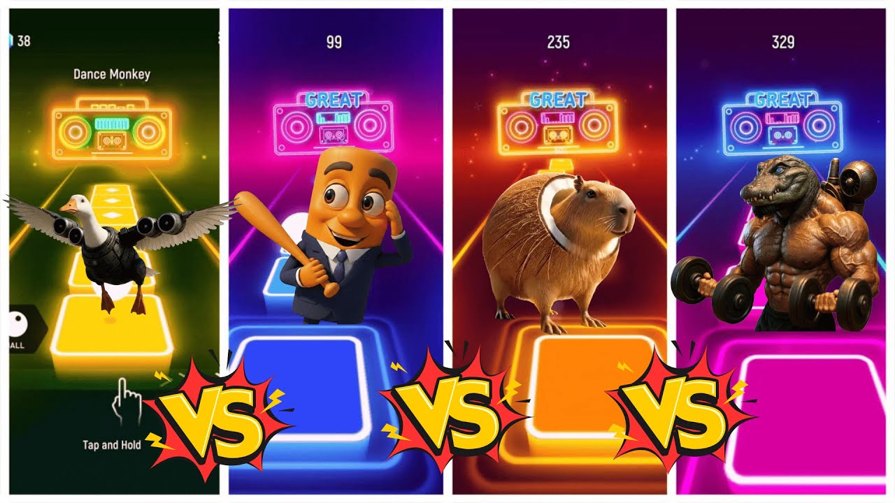 Beat This Tiles Hop Challenge! | Tiles Hop vs Sprunki Battle | BRAINROT MEGA BATTLE
