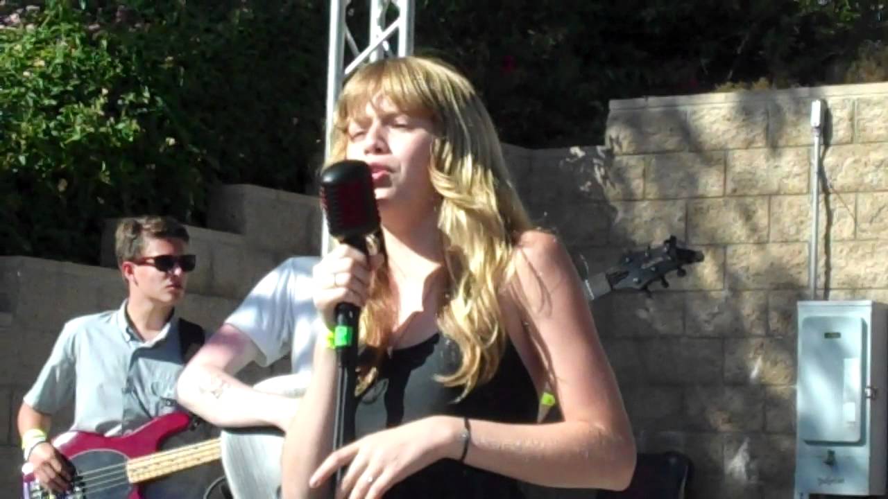 School of Rock West Coast All Stars at Warped Tour in San Diego featuring Ava Cohen, I Will Always Love You