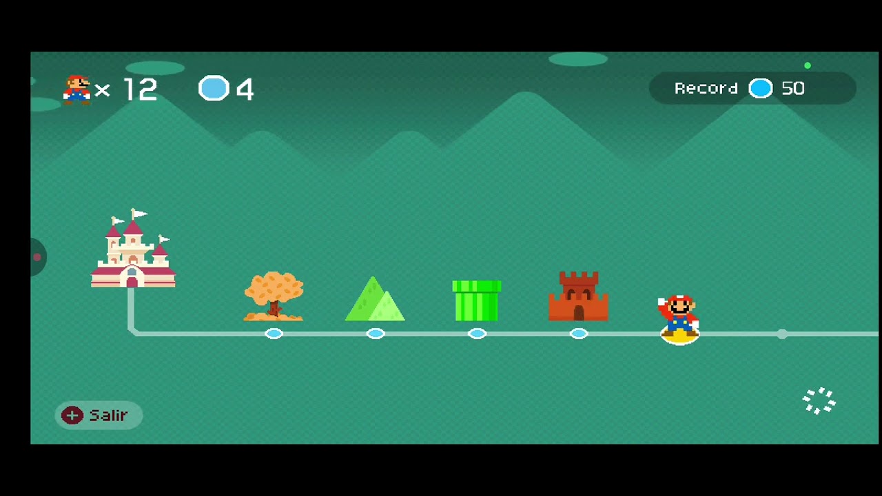 Jugando a Super Mario maker world engine