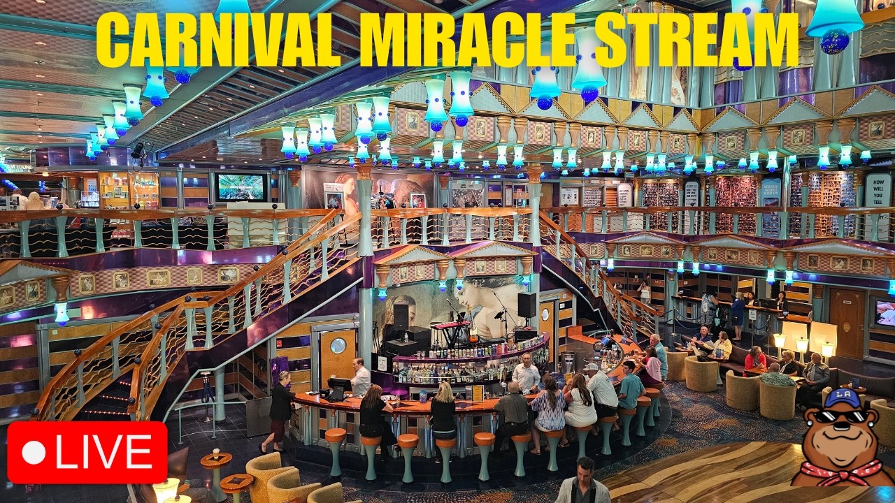 🔴 Live: Thursday Stream on the Carnival Miracle! Day at Sea Come Hang Out! - 03/19/26