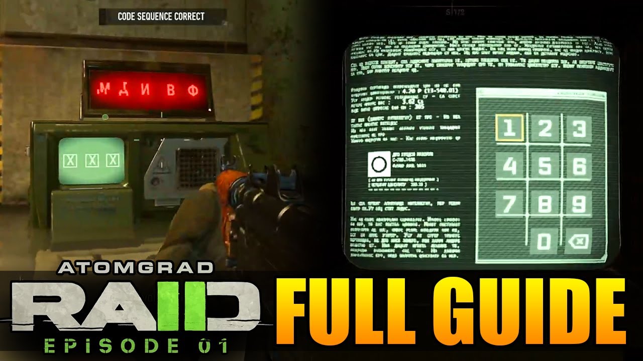 Modern Warfare 2: Raid Episode 1 Atomgrad. Полное руководство (все решения головоломок)