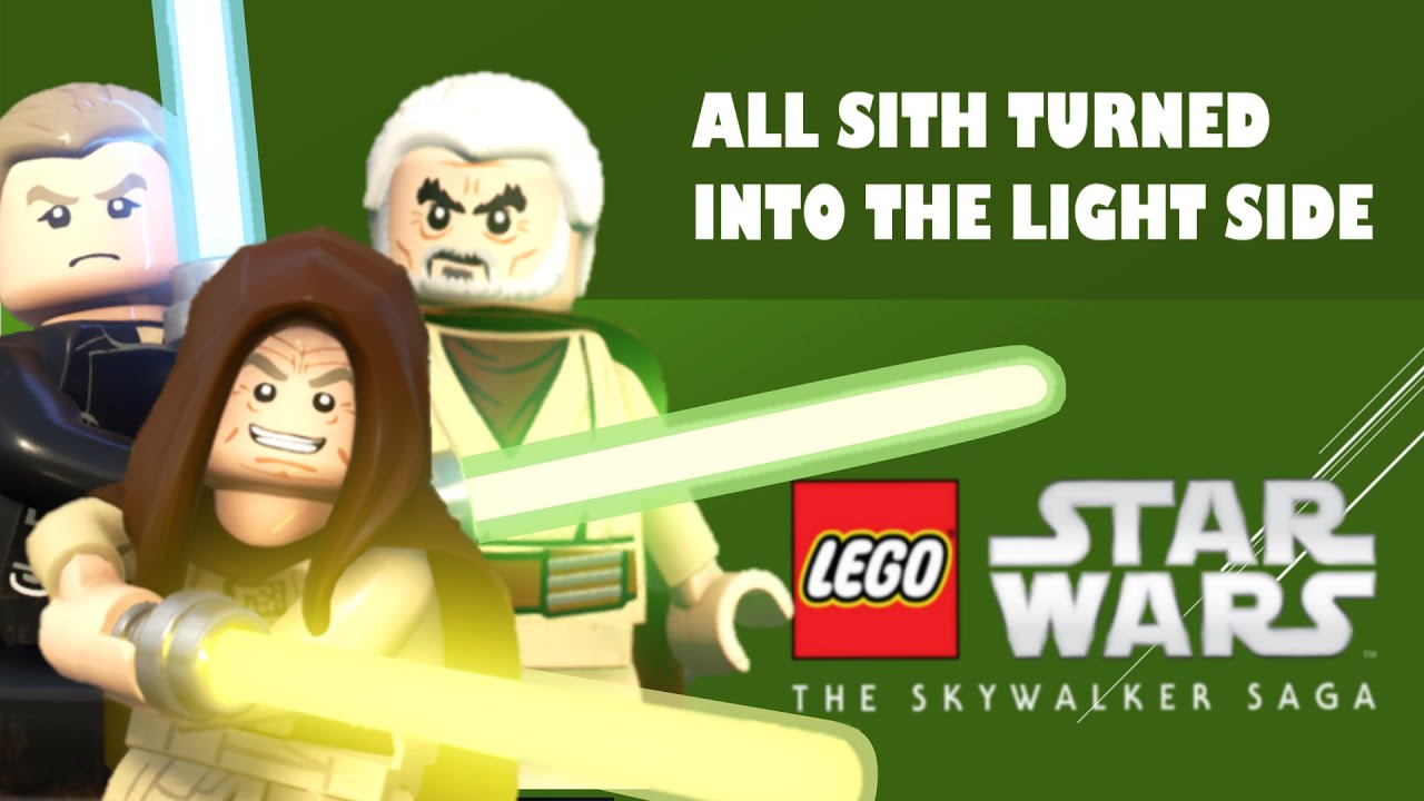 ВСЕ персонажи ТЕМНОЙ СТОРОНЫ ОБРАЩЕНЫ В ДЖЕДАИ - Lego Star Wars The Skywalker Saga