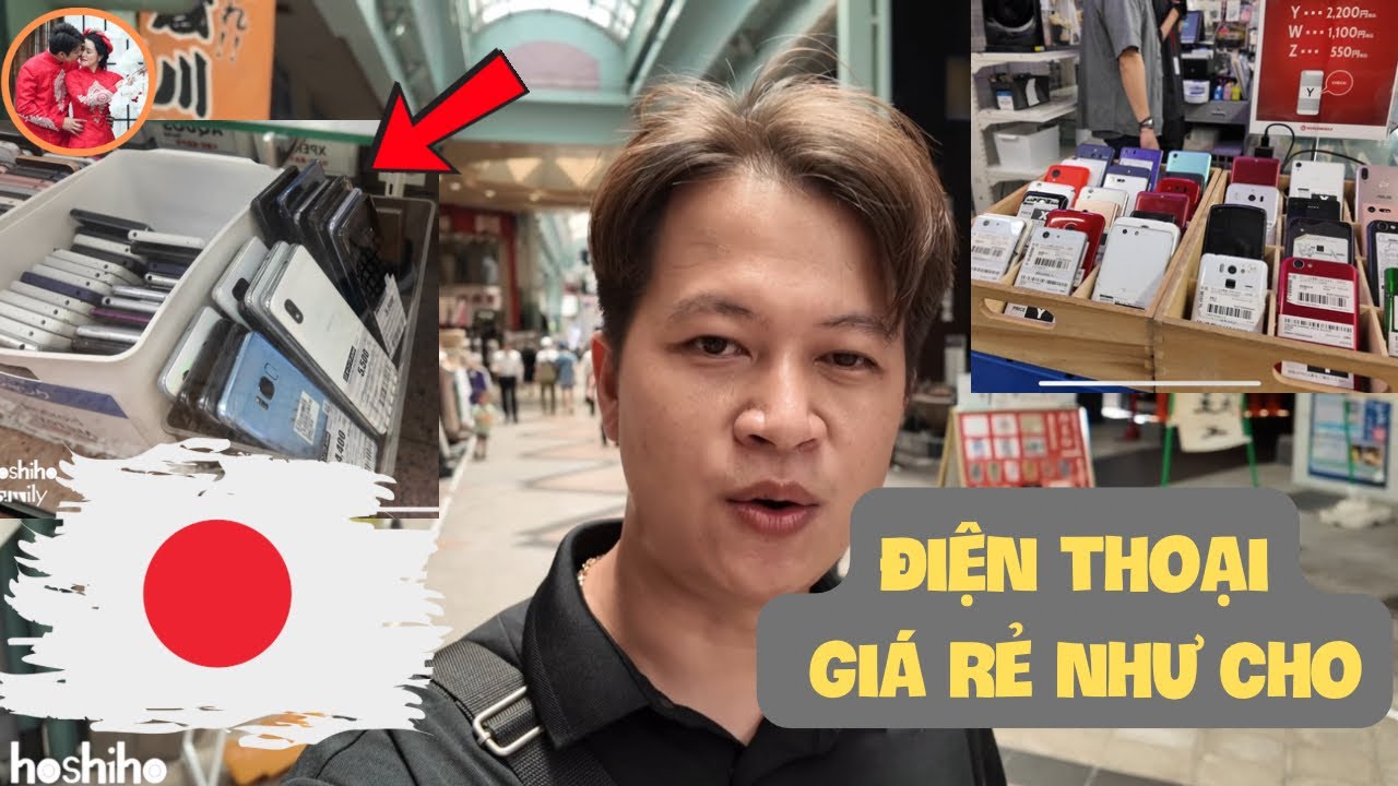 HOSHIHO | Tận Mắt Xem Cửa Hàng Bán Điện Thoại Giá Rẻ Như Cho Ở Nhật 🇯🇵