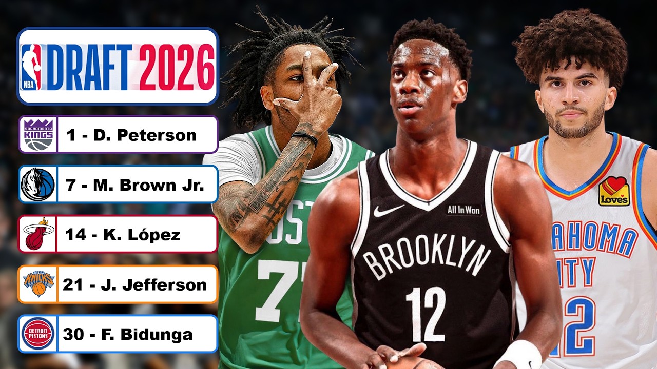 Reaccionando al MOCK DRAFT del DRAFT 2026 de NO CEILINGS