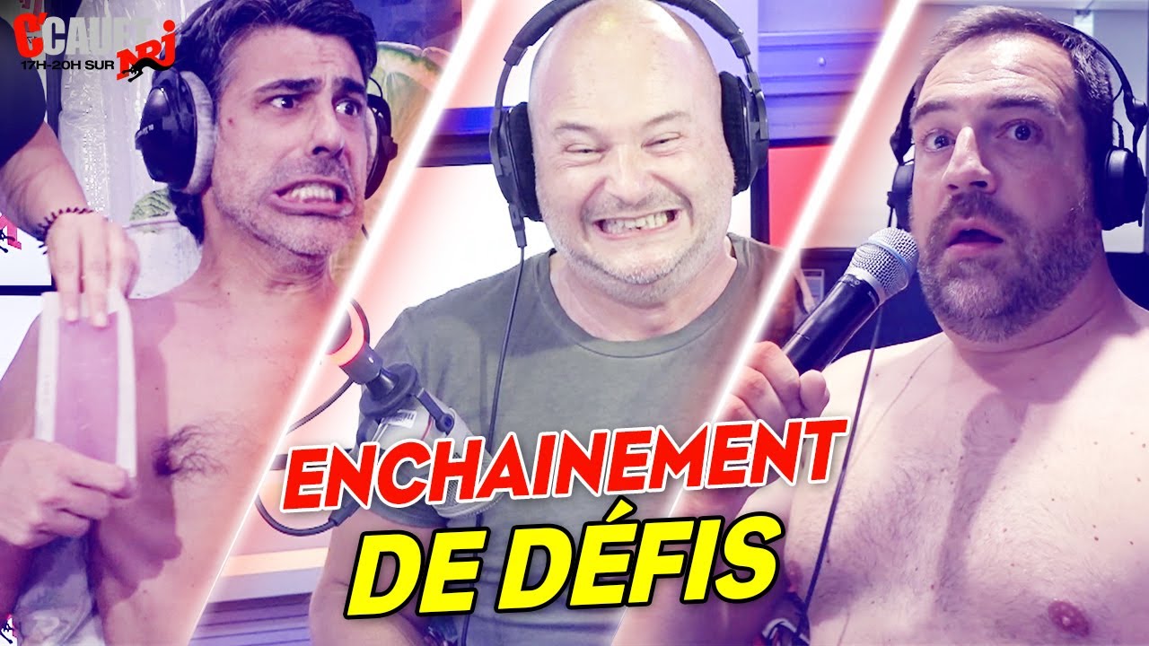 ENCHAINEMENT DE DÉFIS POUR TOUTE L'ÉQUIPE LORS DE LA DERNIÈRE ÉMISSION !