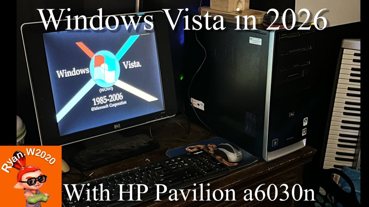 Windows Vista in 2026 (Home Screen and stuff tour!)