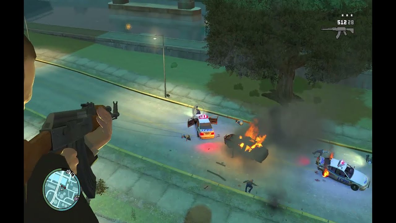 Gta 4 Police Shootout at Refinery 
