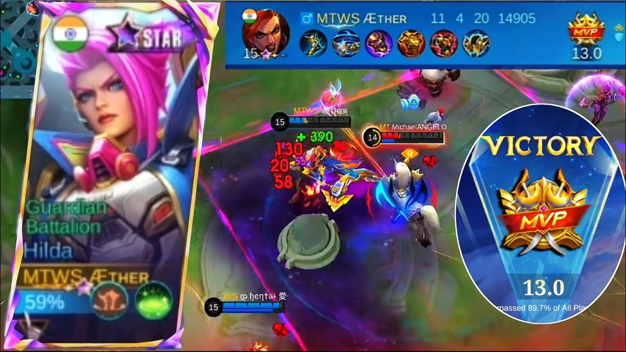 Full Rank game play Hilda🔥 wait for end 