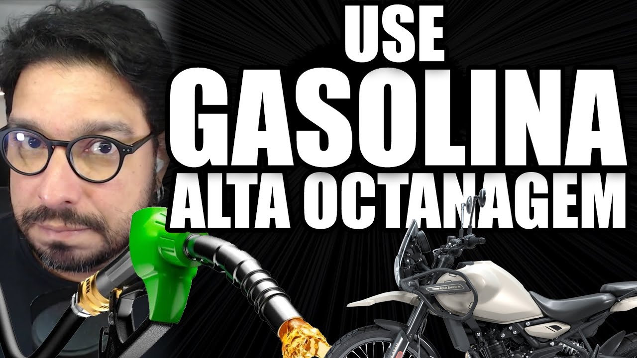 Use gasolina de alta octanagem em sua moto (se possível)