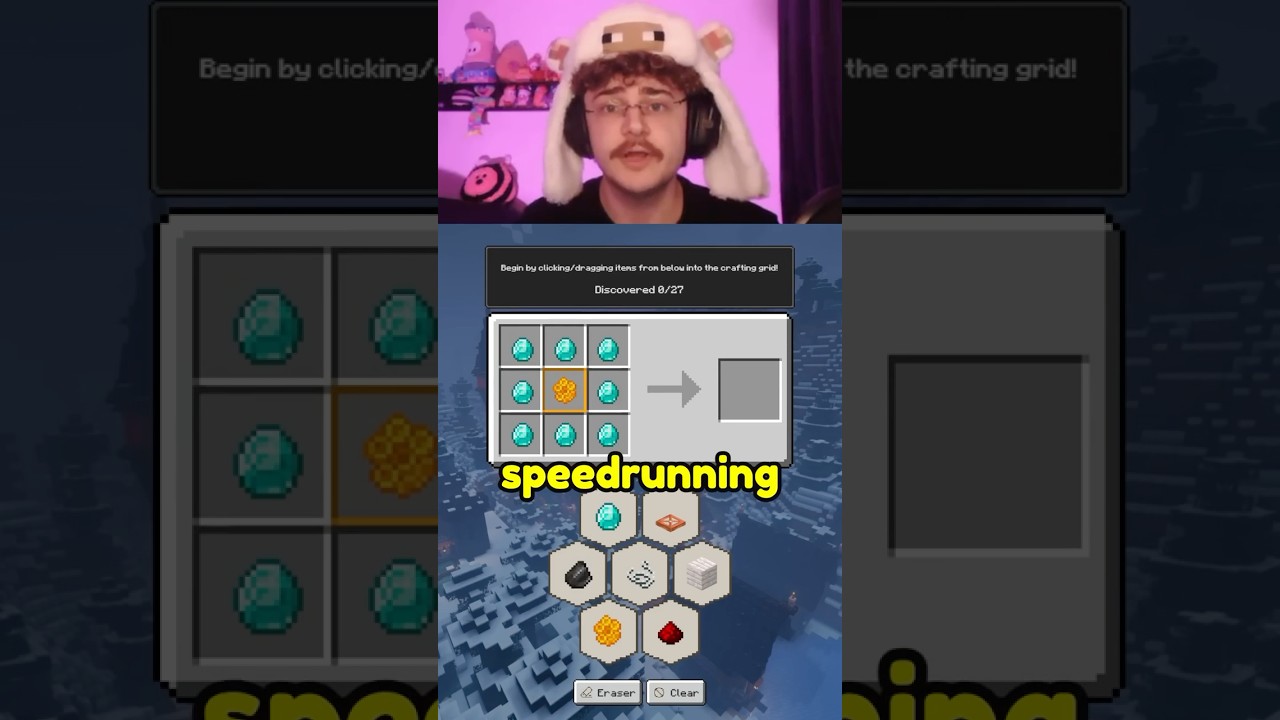 Minecraft, но я занимаюсь спидраннингом крафта!