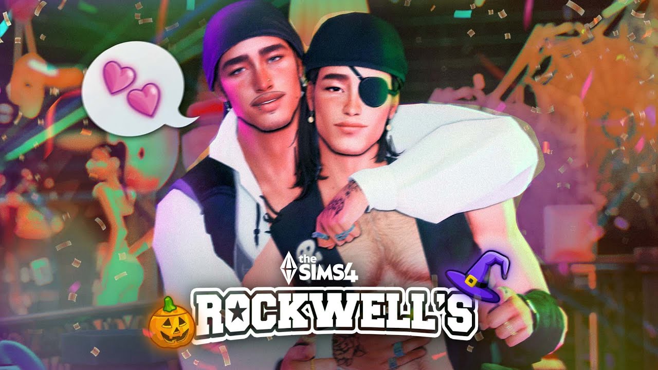 Очень возбуждающий Хэллоуин?? 🎃😁 | The Sims 4 Rockwell's